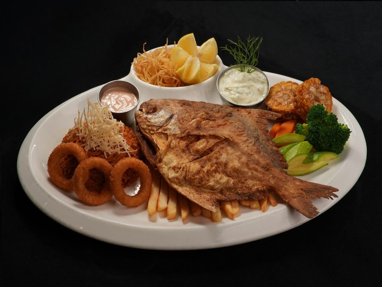 سمك زبيدي مقلي